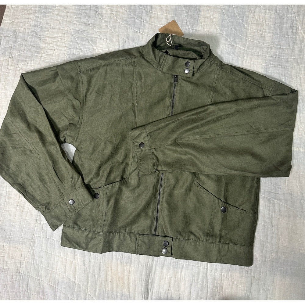 Blu Pepper Dark Green Lightweight Jacket Size large
